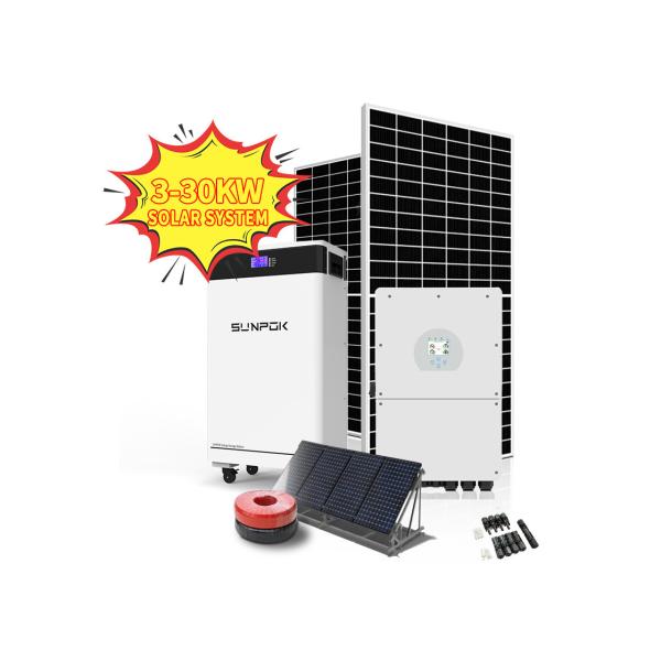 Quality High Performance 10KW Hybrid Solar System Kit Customizable wholesale