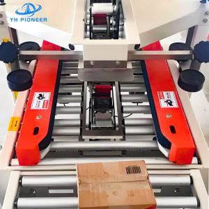 Flexible Operation Automatic Box Sealing Machine With Stainless Steel Constructi