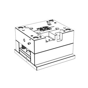 key (1*8)/ Cold runner / Two-plates mold No.19017