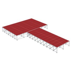 China Lightweight Portable Stage T Show Aluminum Plywood Platform 1220*2400mm on sale