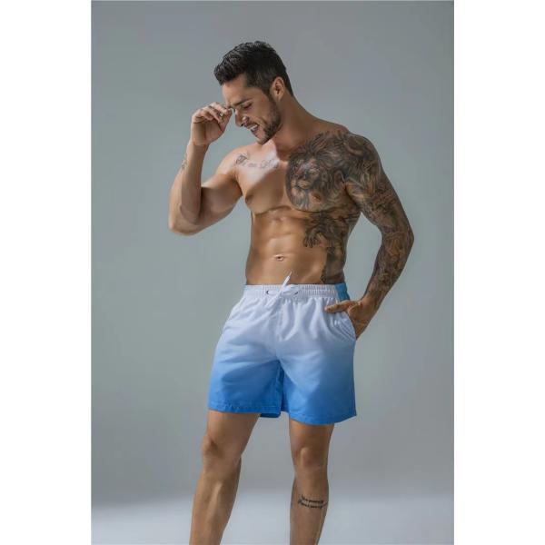 Gradient Beach Wear Shorts Men Casual Five Point Mens Designer Swim Trunks