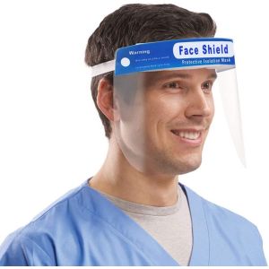 Outdoor Applied Full Face Shield , Laboratory Face Shield Elastic Band Sponge