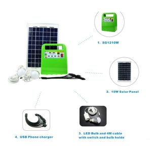 Solar Emergency light,portable mini home solar power system, solar lighting kit