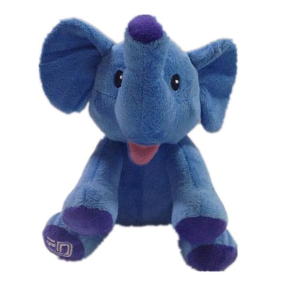 Quality 20 cm OEM Promotional Plush Toy Animated Elephant Gift Premiums Stuffed Toy wholesale