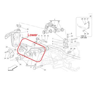 For Maserati M139 Quattroporte 2004-2013 GranTurismo 2008-2018 Front Left &