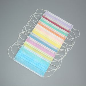 Disposable Earloop Face Mask 17.5 * 9.5cm Breathable Non Woven Medical Face Mask