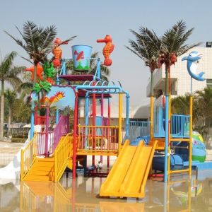 Sturdy Splash Water Playground Equipment With Splash Pad International Standard