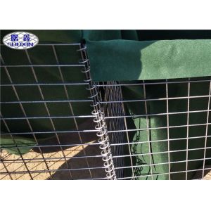 Welded Defensive Bastion Barriers Army Defensive Wall Simple Operation Weather