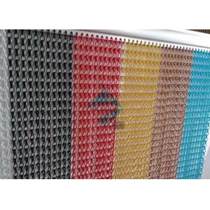 China Anodized Aluminum Door Chain Fly Curtain With Different Colors on sale