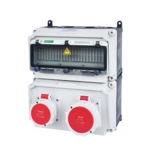 PC IP67 32A Industrial Stepped Overhaul Power Supply Box Customizable