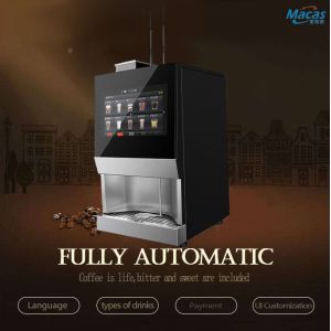 MDB Protocol Commercial Bean To Cup Coffee Vending Machine 2000W