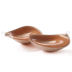 F1016 Best factory fabric strapless sponge push up thick sticky bra