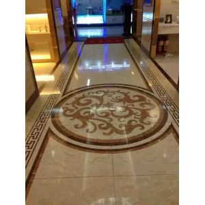 Marble Stone Polished of the Waterjet Patterns Flooring Tiles,Waterjet Tile