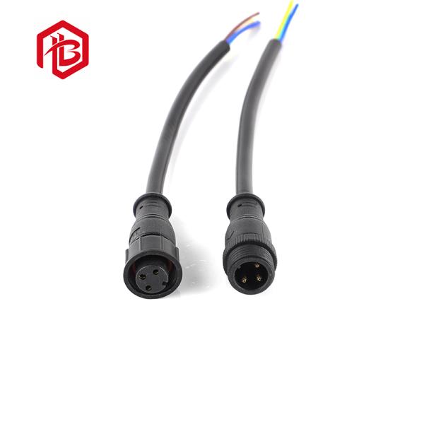 LED Strip 4 Pin M15 PVC Watertight Cable Connector