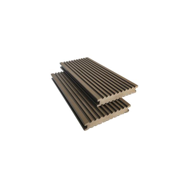 Quality Commercial Grade ISO9001 50mm 27mm WPC Solid Decking wholesale