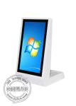 15.6 inch kiosk standing table rotating plate with touch screen network