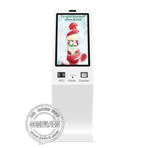 Interactive Self Service Kiosk Queuing Ticketing Machine 400cd/m2