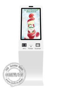 China Interactive Self Service Kiosk Queuing Ticketing Machine 400cd/m2 on sale
