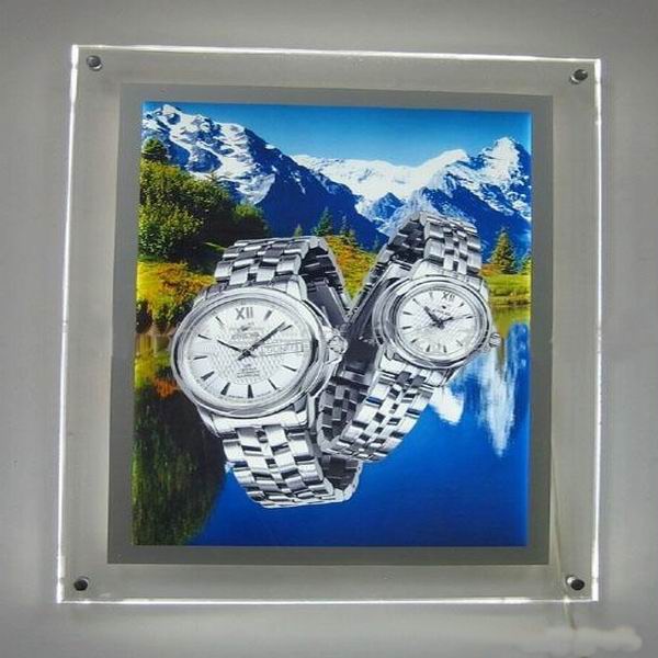 Quality popular blaster super slim led light box/ crystal led light box /led crystal light box wholesale