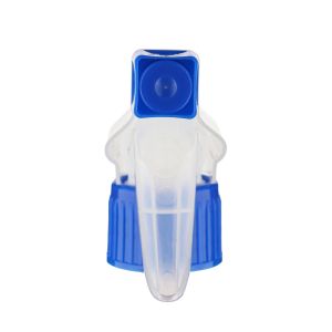 High - Quality Transparent Blue 28/410 All - Plastic Trigger Sprayer With Switch