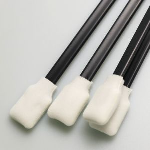 Cheap Polystyrene Handle Rectangular Cleanroom Foam Swabs for sale