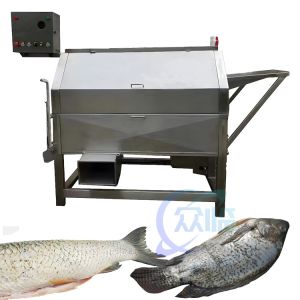 China Fish scale cleaning automatic electric fish back opening cutting machine fish scale machine on sale