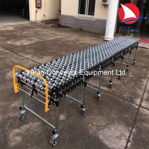 Flexible Extendable Gravity Steel Skate Wheel Conveyor
