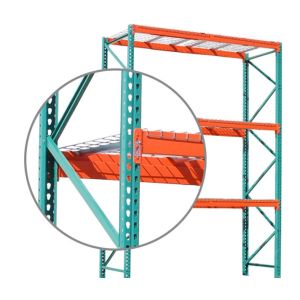Cheap Industrial Selective Pallet Racking Systems Teardrop Style 700 - 1200mm Racking Depth for sale