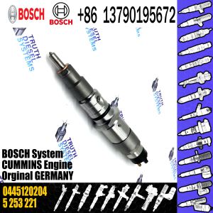 China High Quality Diesel Fuel Injector 0445120204 5253221 0986435519 For Dodge/ISDE 6.7L 4.5L on sale