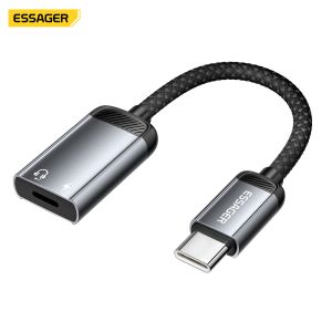 Essager ES-YP27 Usb Type C To Lightning iPhone Audio Converter Charger Adapter