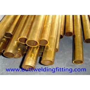 CuNi90/10 Copper Nickel Tube / Straight Copper pipe CuNi 90/10 6 - 12m Length