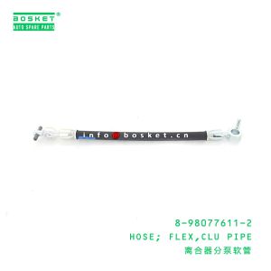 China 8-98077611-2  700P 4HK1 Clutch Pipe Flex Hose 8980776112 on sale