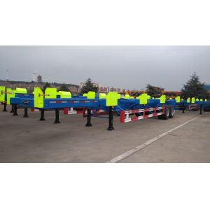 12 Tire Number Skeleton Flatbed Container Chassis Semi Trailer for Discount