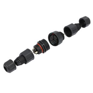 China Circular PVC Jacket Waterproof Cable Joints IP68 Cable Connectors on sale