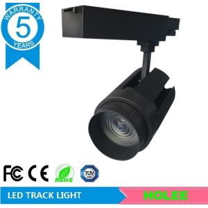 China silicon controlled dimmable 3000K led track light 20W white color 3 phase track adaptor on sale