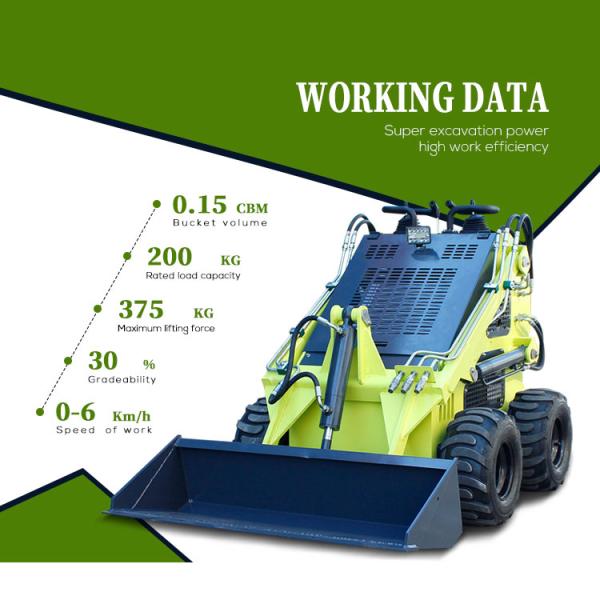 Loader Skid Steer Chinese Manufacturer Super Loading Capacity Mini Loader Skid Steer EPA CE
