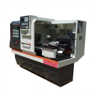 Cnc Lathe Machine CK6136 CK6150 CK6166 Cnc Metal Turning Flat Bed