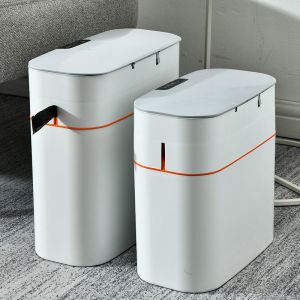 Electric Smart Trash Can Ipx5 Waterproof Smart Bin Smart Trash Can with Self