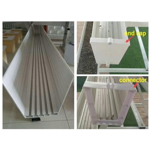 Strawberry Hydroponic Growing System Vertical Planting Cultivation PVC Gutter Indoors For Home