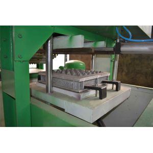 Aluminum Molds Forming Egg Paper Tray Making Machine Computer Controlled