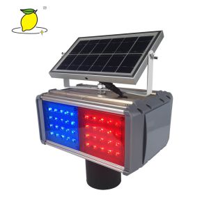 Solar Powered Barricade Lights LED Traffic Warning Lights