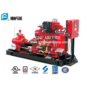 High Performance Fire Water Pump Diesel Engine 180PSI For Hospitals / Schools