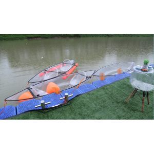 Transparent polycarbonate transparent plastic Transparent gas powered kayak for
