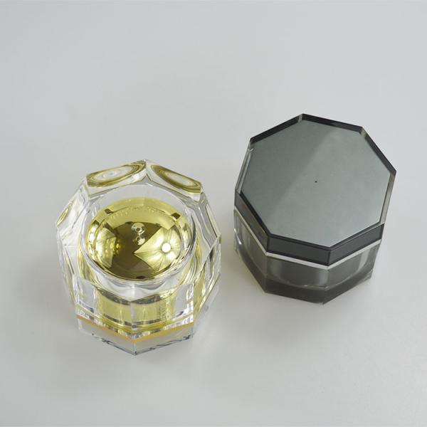 150 ML Capacity Acrylic Skin Care Container Irregular Shape Jar Plastic Container OEM/ODM