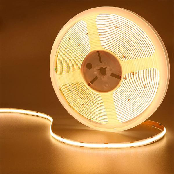 Quality 4000K COB Flexible LED Strip 480Leds 8mm10mm Width for Cabinet Bedroom Kitchen Lighting wholesale