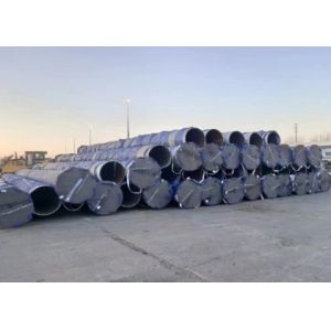 ±10% Tolerance LSAW Steel Pipe For Projects With Eddy Current Inspection