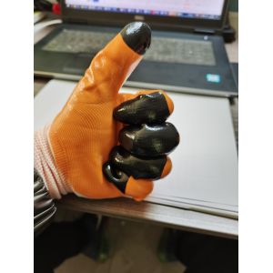 13G Double Dip Nitrile Coated Work Gloves For Heavy Work