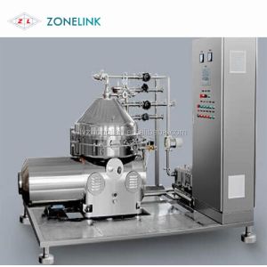 auto yeast nozzle milk cream fruit pulp juice disc centrifuge separator for oil