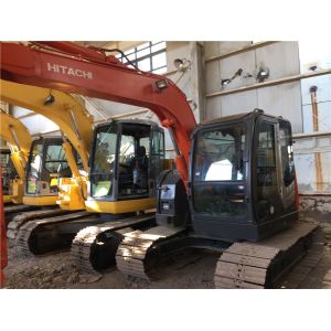 7T weight Used Crawler Excavator Hitachi ZX75 CC-4JG1 engine with Original Paint