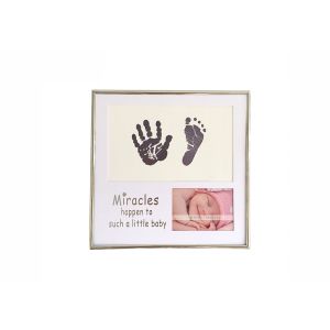 Unique Customized Baby Hand And Footprint Photo Frame For Full Moon Gifts